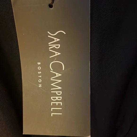 Sarah Campbell pleat front aline w/ grosgrain ribbon around the waist size 14 - Picture 4 of 7